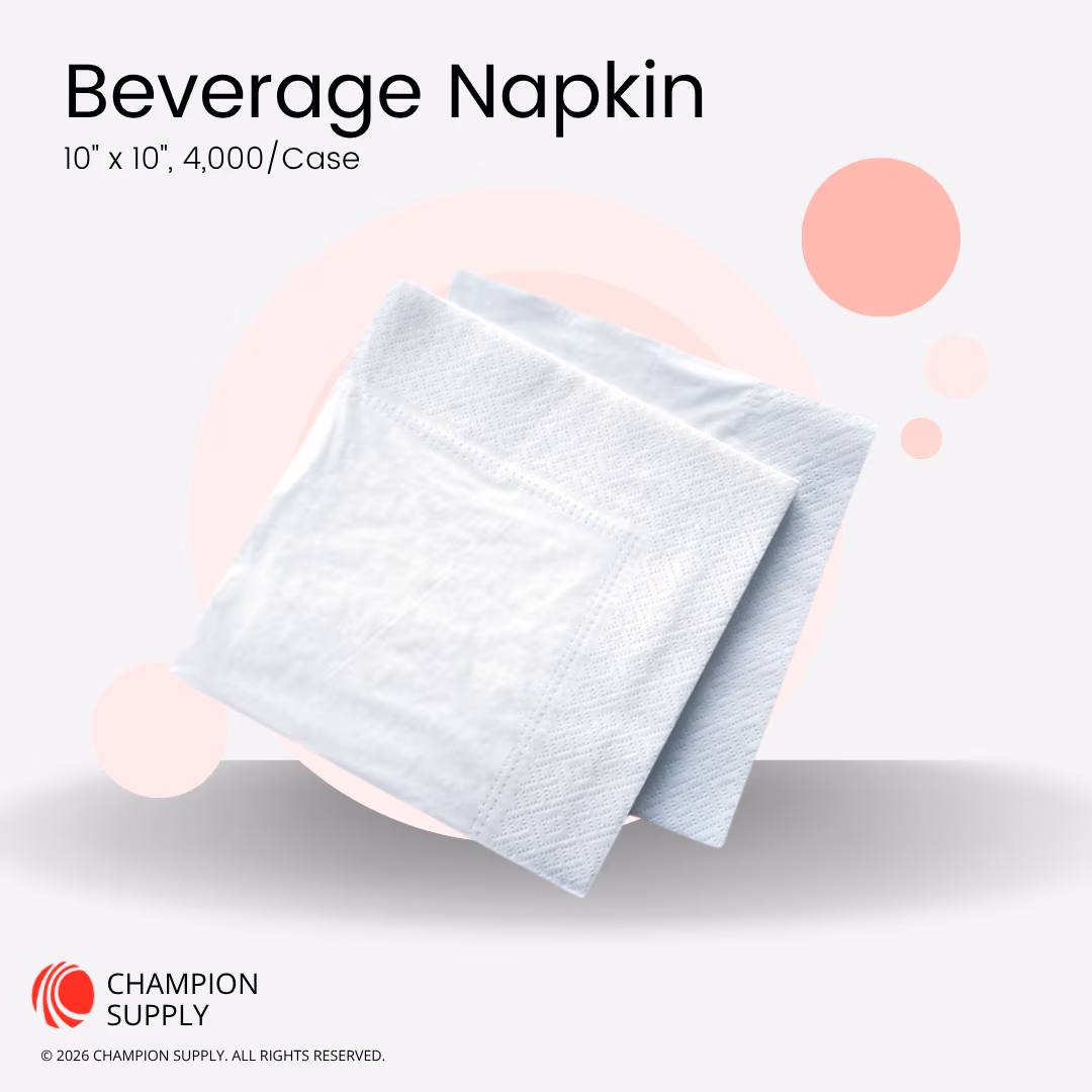 Beverage Napkin, Case of 4000